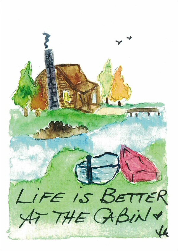 Life is Better at the Cabin Guestbook