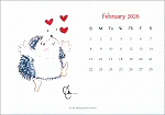 2026 Desk Calendar