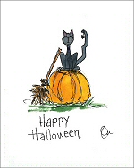 Happy Halloween Cat