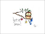 Let It Snow Owl